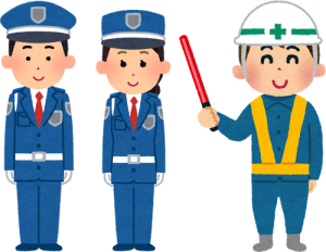 交通警備員ワイ暇すぎるw