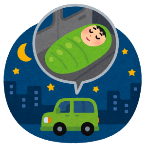 わい、仕事を辞めて車中泊生活を満喫中